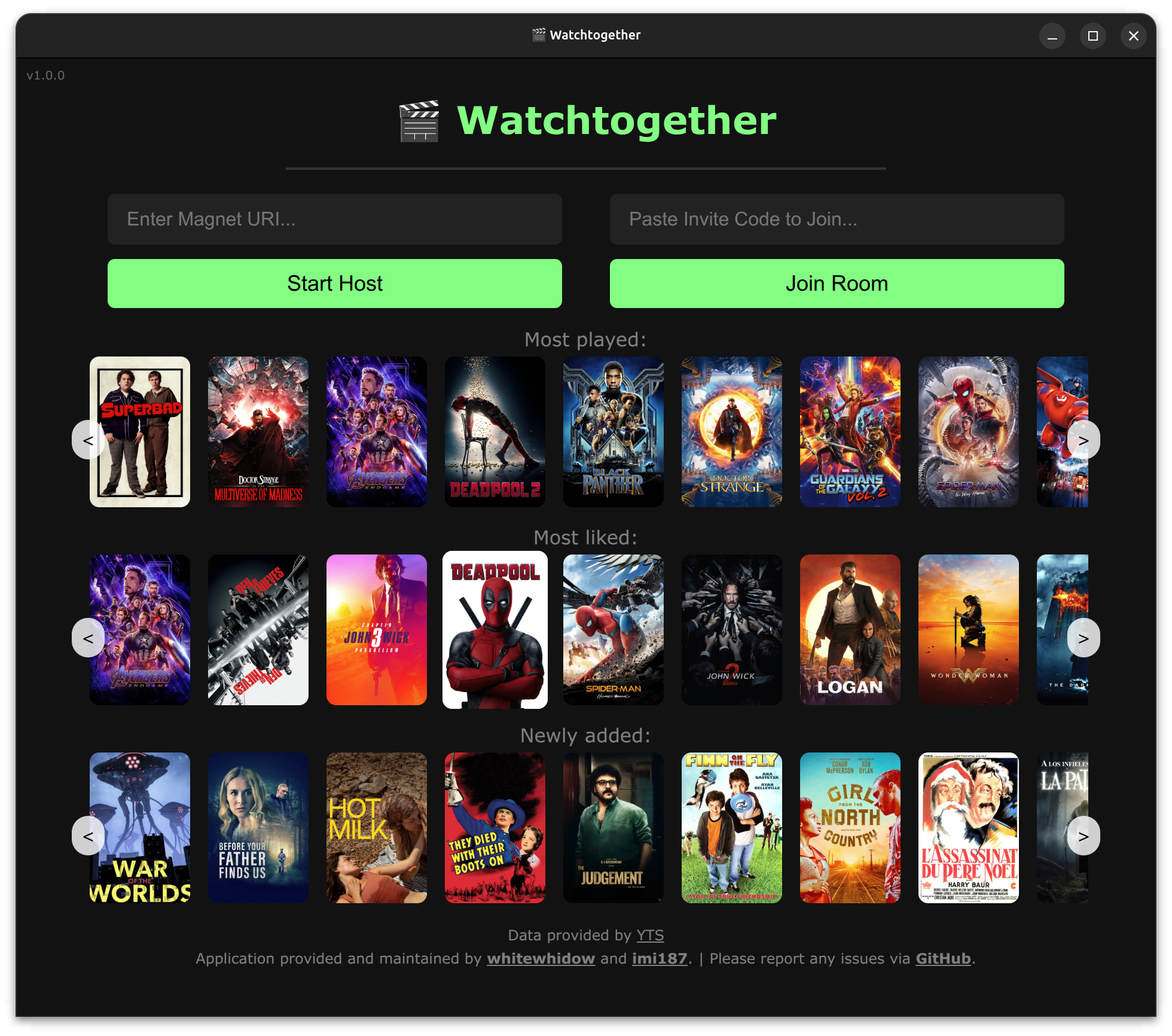 App screenshot